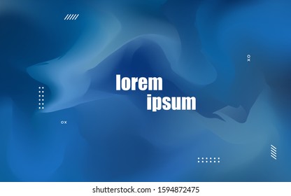 abstract background with holographic blue