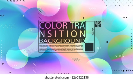 Abstract background. Holographic. Golden glitter. Grunge stains. Color transition. Poster design. Chaos. Trendy backdrop. Modern illustration. Futuristic. Stylish concept.