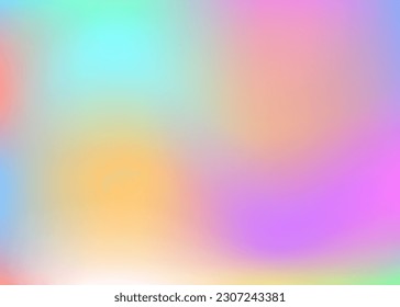 Antecedentes abstractos. Gradiente holográfico. Diseño de metal. Papel Pastel. Invitación a la Gasolina Pop. Malla arcoiris. Textura suave violeta. Gradiente de holograma. Fondo de resumen rosado