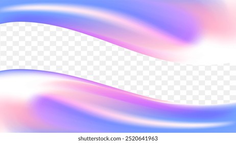 Abstract background with holographic iridescent effect. Vector illustration.
