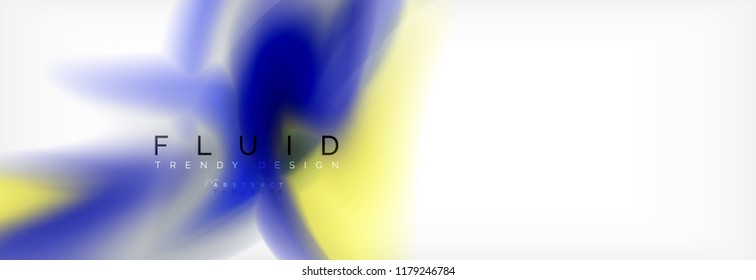 Resumen de fondo diseño de colores líquidos holográficos, plantilla de onda vectorial