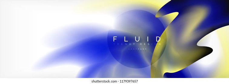 Abstract background holographic liquid colors design, vector wave template