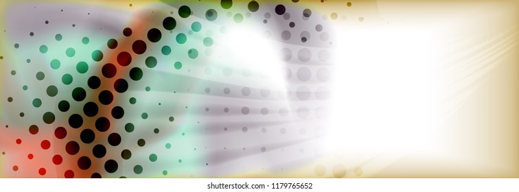 Resumen de fondo diseño de colores líquidos holográficos, plantilla de onda vectorial