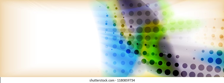 Abstract background holographic liquid colors design, vector wave template