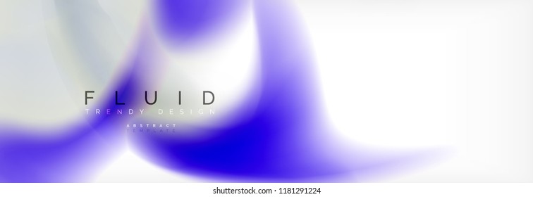 Abstract background holographic liquid colors design, vector wave template