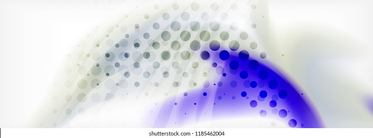 Resumen de fondo diseño de colores líquidos holográficos, plantilla de onda vectorial