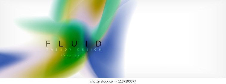 Abstract background holographic liquid colors design, vector wave template