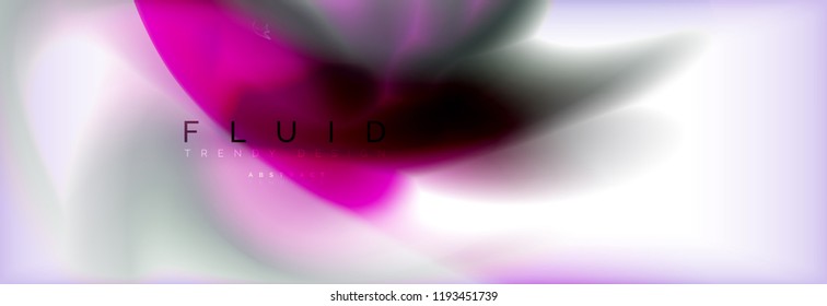 Abstract background holographic liquid colors design, vector wave template