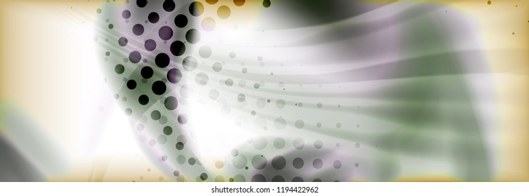 Abstract background holographic liquid colors design, vector wave template