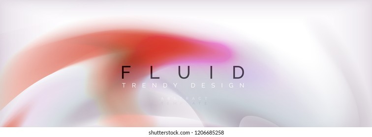 Abstract background holographic liquid colors design, vector wave template