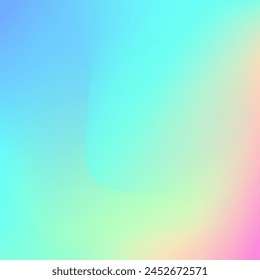 Abstract Background. Holographic Texture. Blue Metal Texture. Pearlescent Gradient. Shiny Shapes. Soft Holography Backdrop. Vintage Light. Pastel Cover. Violet Abstract Background