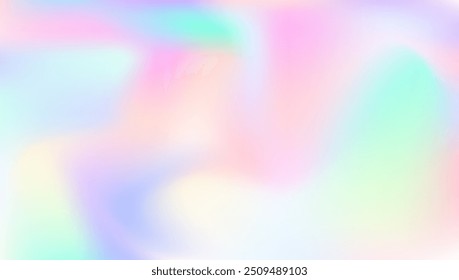 Abstract Background. Holographic Texture. Chrome Light. Neon Poster. Blue Retro Texture. Pearlescent Gradient. Liquid Cover. Shiny Geometric Illustration. Purple Abstract Background