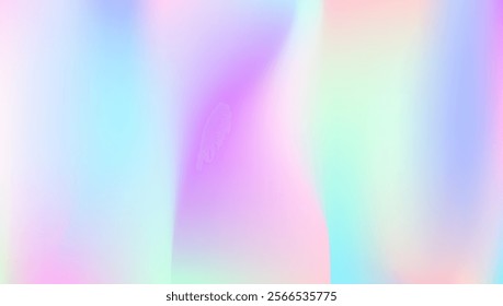 Abstract Background. Holographic Texture. Pearlescent Gradient. Retro Design. Trendy Foil. Violet Neon Texture. Shiny Multicolor Template. Fantasy Card. Pink Abstract Background
