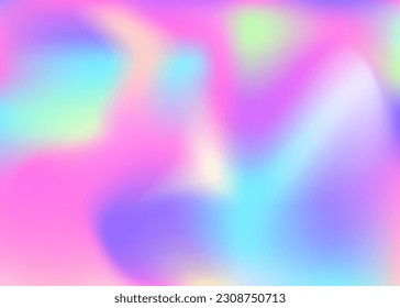 Abstract Background. Holographic Texture. Trendy Foil. Metal Geometry Brochure. Bright Mesh. Pearlescent Gradient. Blue Neon Texture. Soft Concept. Purple Abstract Background