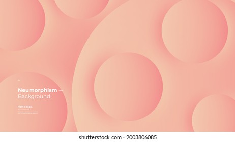 Abstract Background, Homepage, Landing page, Wallpaper Designs. Monochrome colorful illustration. 3d geometric shapes. Decorative neumorphism backdrop.