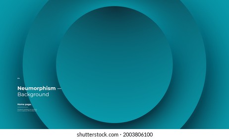 Abstract Background, Homepage, Landing page, Wallpaper Designs. Monochrome colorful illustration. 3d geometric shapes. Decorative neumorphism backdrop.