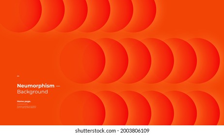 Abstract Background, Homepage, Landing page, Wallpaper Designs. Monochrome colorful illustration. 3d geometric shapes. Decorative neumorphism backdrop.
