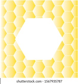 abstract background with honeycomb and text space