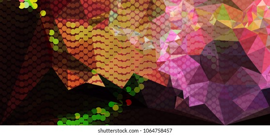 Abstract background for horizontal banner, texture, flyer, layout, postcard. Vector clip art