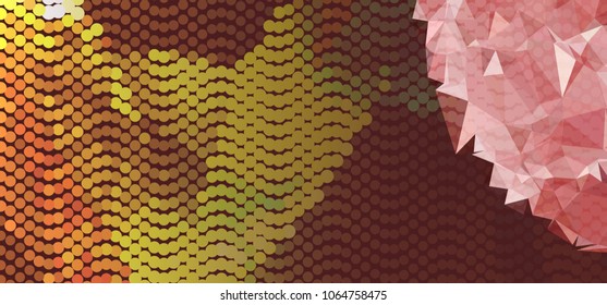 Abstract background for horizontal banner, texture, flyer, layout, postcard. Vector clip art