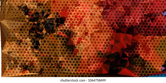 Abstract background for horizontal banner, texture, flyer, layout, postcard. Vector clip art