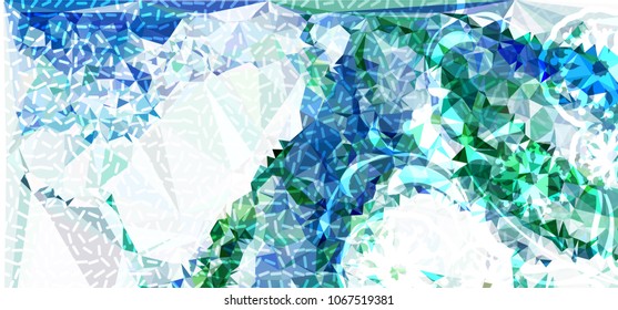 Abstract background for horizontal banner, texture, flyer, layout, postcard. Vector clip art