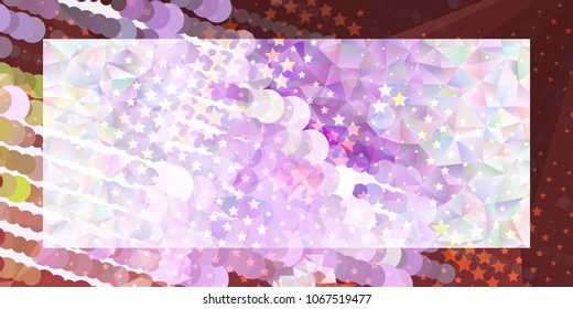 Abstract background for horizontal banner, texture, flyer, layout, postcard. Vector clip art