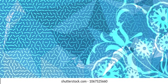 Abstract background for horizontal banner, texture, flyer, layout, postcard. Vector clip art