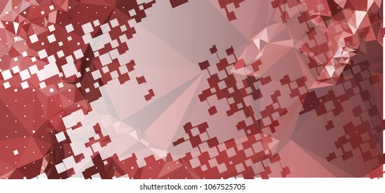 Abstract background for horizontal banner, texture, flyer, layout, postcard. Vector clip art