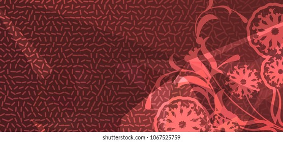Abstract background for horizontal banner, texture, flyer, layout, postcard. Vector clip art