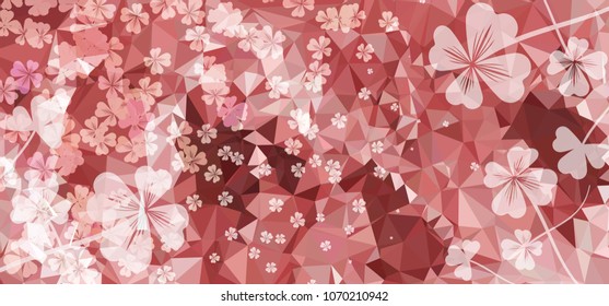 Abstract background for horizontal banner, texture, flyer, layout, postcard. Vector clip art