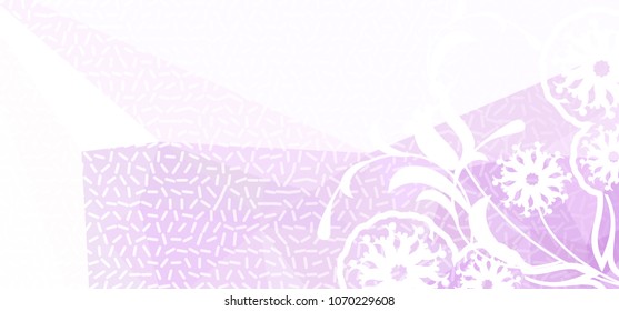 Abstract background for horizontal banner, texture, flyer, layout, postcard. Vector clip art