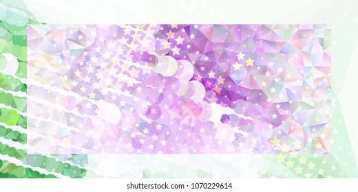 Abstract background for horizontal banner, texture, flyer, layout, postcard. Vector clip art