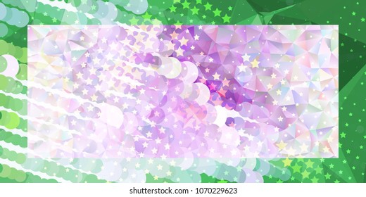 Abstract background for horizontal banner, texture, flyer, layout, postcard. Vector clip art