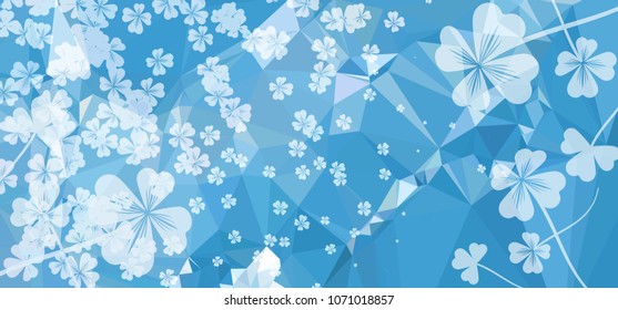 Abstract background for horizontal banner, texture, flyer, layout, postcard. Vector clip art