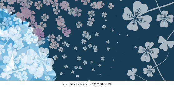 Abstract background for horizontal banner, texture, flyer, layout, postcard. Vector clip art