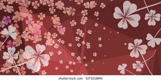 Abstract background for horizontal banner, texture, flyer, layout, postcard. Vector clip art