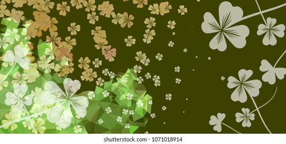 Abstract background for horizontal banner, texture, flyer, layout, postcard. Vector clip art