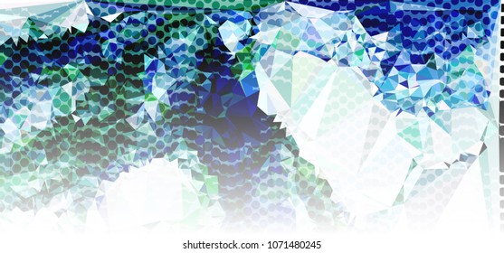 Abstract background for horizontal banner, texture, flyer, layout, postcard. Vector clip art