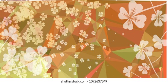 Abstract background for horizontal banner, texture, flyer, layout, postcard. Vector clip art