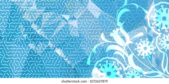 Abstract background for horizontal banner, texture, flyer, layout, postcard. Vector clip art