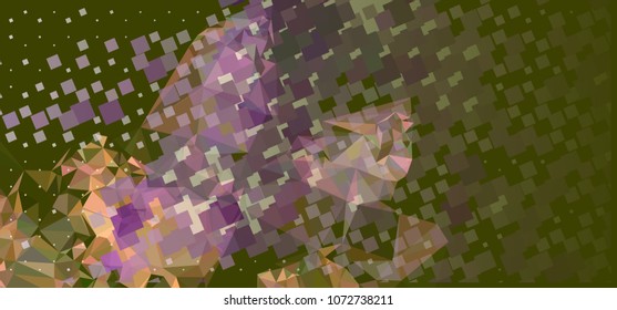 Abstract background for horizontal banner, texture, flyer, layout, postcard. Vector clip art