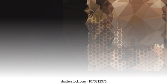 Abstract background for horizontal banner, texture, flyer, layout, postcard. Vector clip art