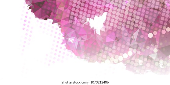 Abstract background for horizontal banner, texture, flyer, layout, postcard. Vector clip art