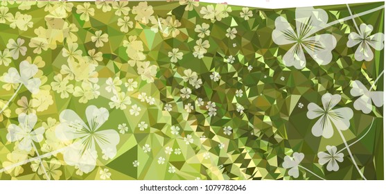 Abstract background for horizontal banner, texture, flyer, layout, postcard. Vector clip art