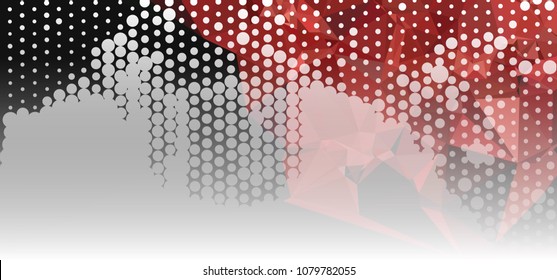 Abstract background for horizontal banner, texture, flyer, layout, postcard. Vector clip art