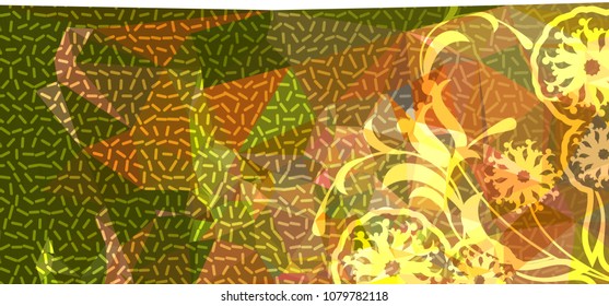 Abstract background for horizontal banner, texture, flyer, layout, postcard. Vector clip art