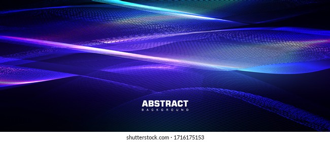 Abstract background with horizontal lines for nature,technology,fractal and dynamic designs. Vector illustration