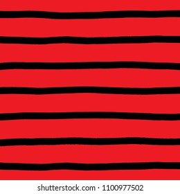 Abstract background with horizontal lines in red and black vector format