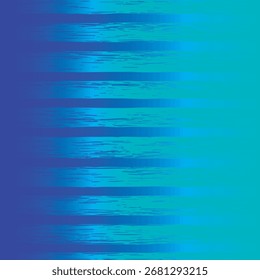 Um plano de fundo abstrato com uma fita horizontal ou padrão ondulado em um gradiente azul e roxo.